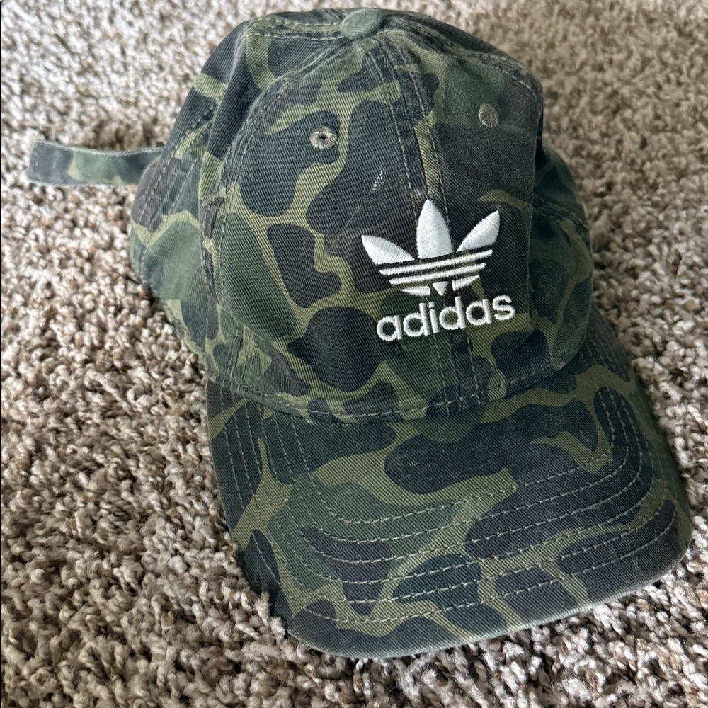 Adidas Green Camouflage Cap
